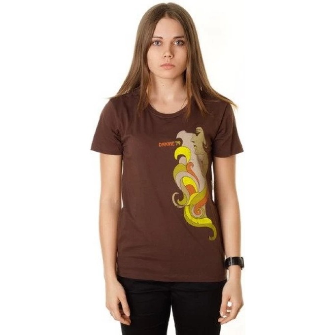 Футболка DAKINE HAIRDO S/S GIRLS BROWN Размер L 8501-115-28 (2000000340012)