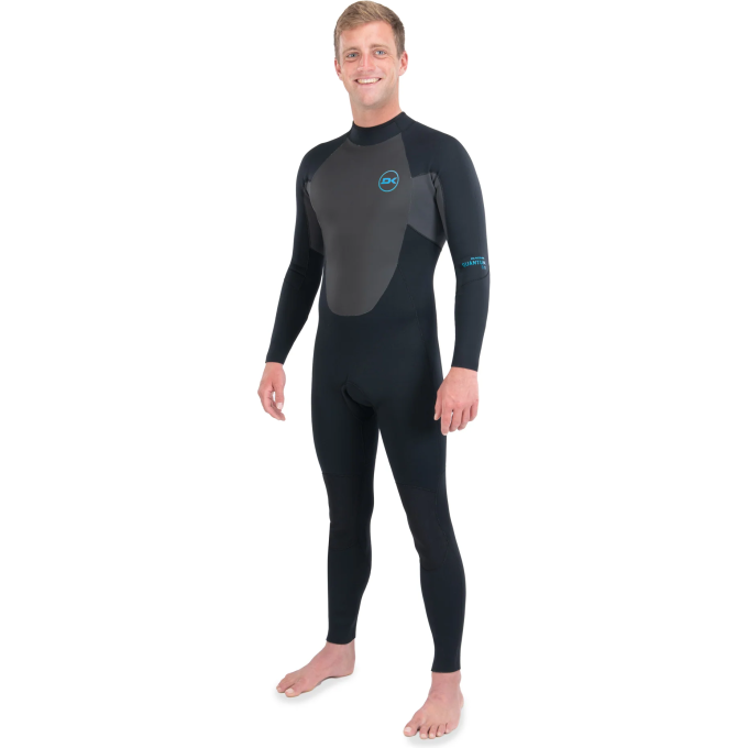 Гидрокостюм DAKINE MEN'S QUANTUM BACK ZIP FULL SUIT 3/2mm GBS Black/Grey, размер XXL DK22M32QBZ (0604565594617)
