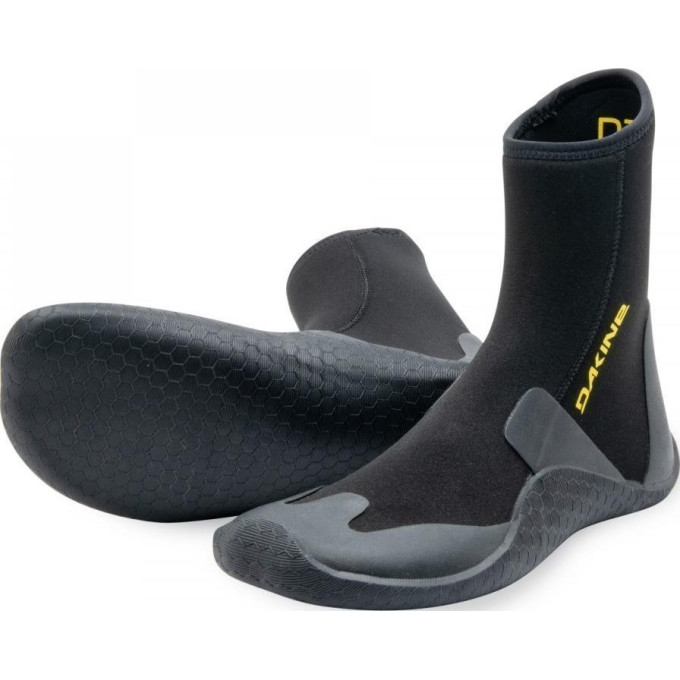 Гидротапки DAKINE UNISEX RT BOOT 5MM BLACK Размер 6 DK21U5RB (0604565438201)
